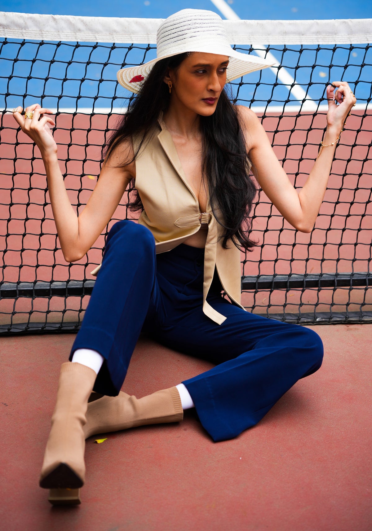 The Boujee Blue Trousers